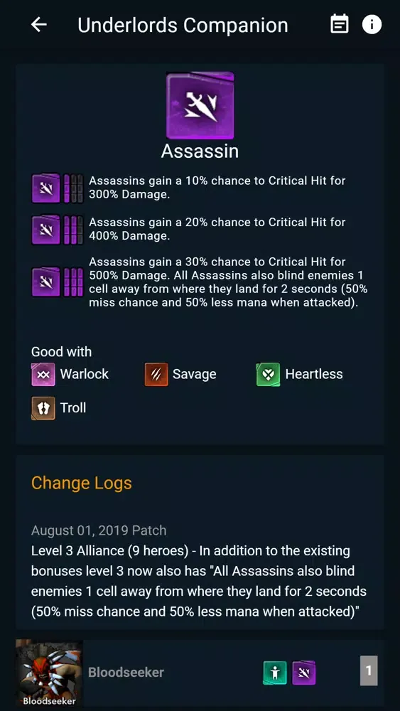 Underlords Companion Screenshots