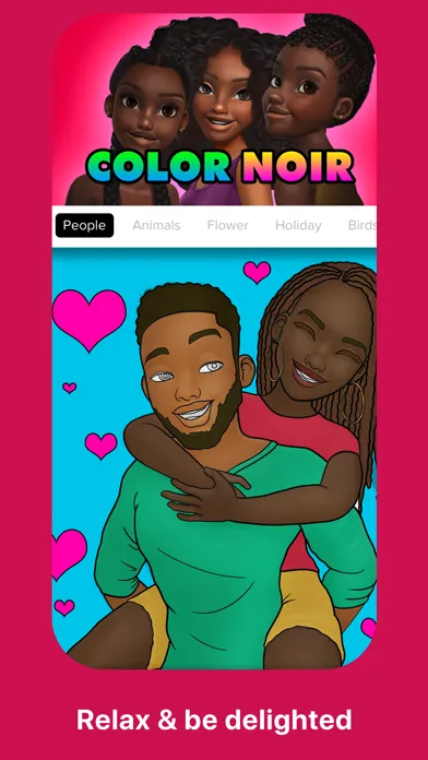 Color Noir・Black Coloring Book应用截图