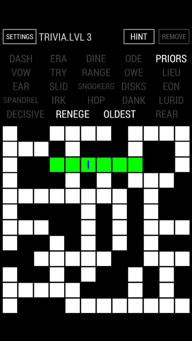Fill-In Crossword Puzzle Screenshots
