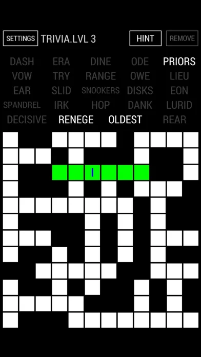 Zrzuty ekranu Fill-In Crossword Puzzle