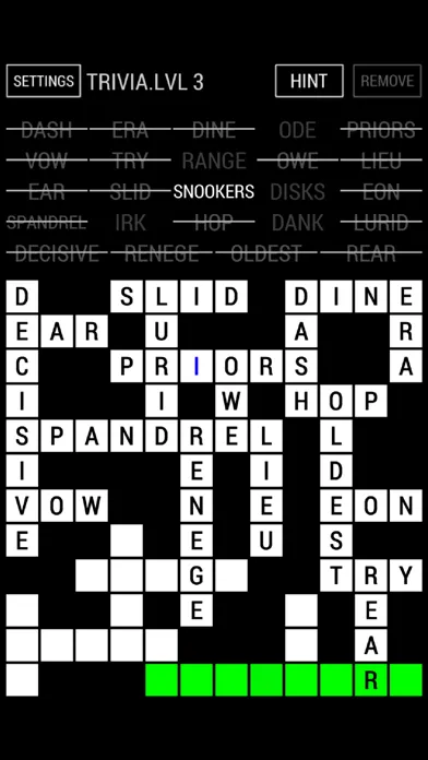 Zrzuty ekranu Fill-In Crossword Puzzle