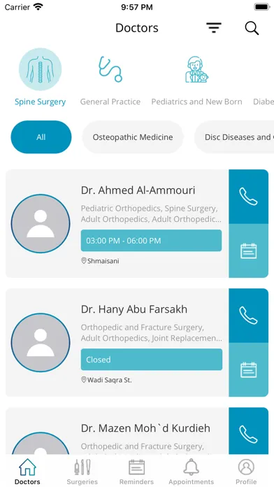 Zrzuty ekranu HealthHub MENA