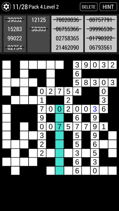 Number Fit Puzzle Game سکرین شاٹس