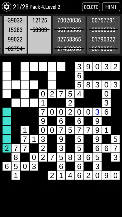 Number Fit Puzzle Game سکرین شاٹس
