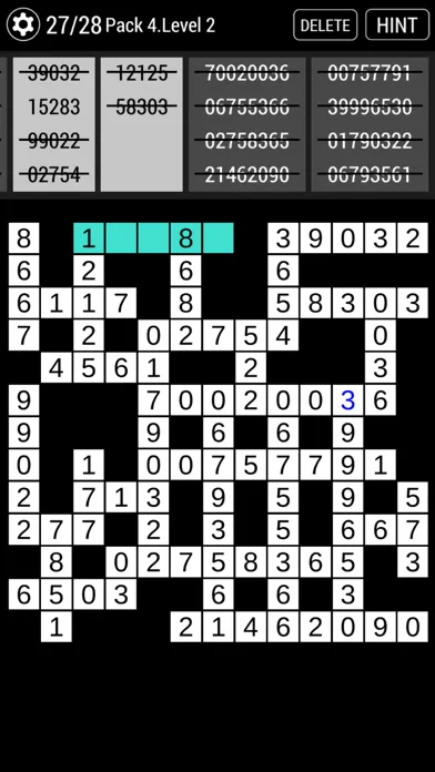 Number Fit Puzzle Game سکرین شاٹس