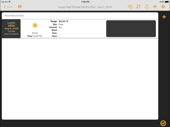 Captures d'écran de hh2 Field Reports iPad