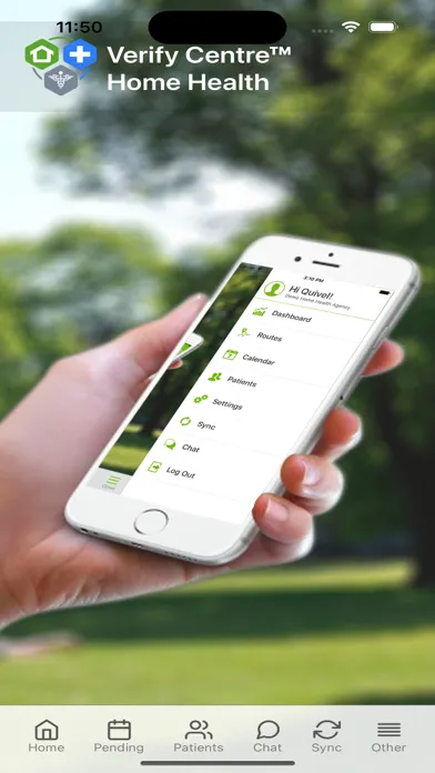 Verify Centre™ Home Health Ekran Görüntüleri