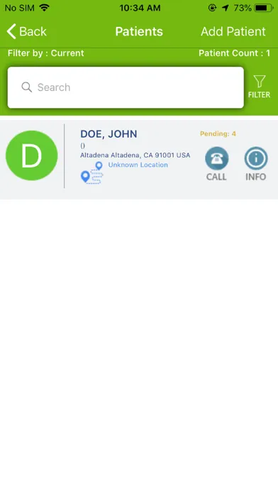 Verify Centre™ Home Health Ekran Görüntüleri