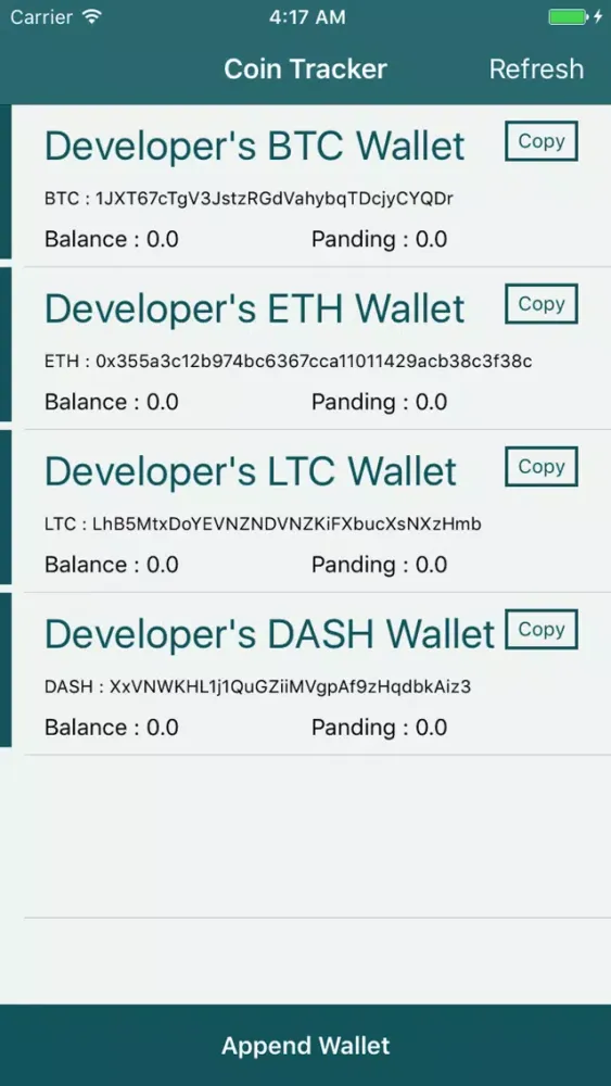 Ảnh chụp màn hình của CoinTracker - Tracking Bitcoin