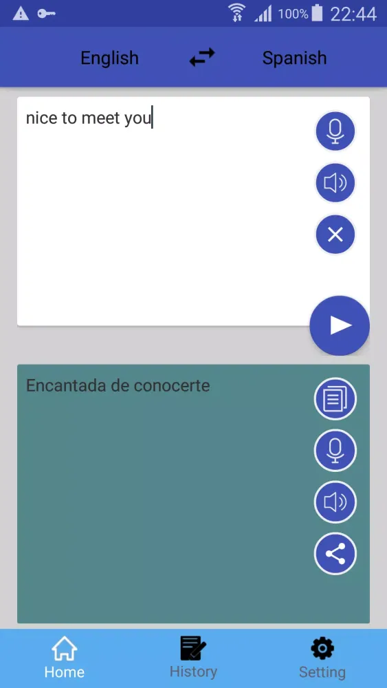 Zrzuty ekranu English Spanish Translator | S