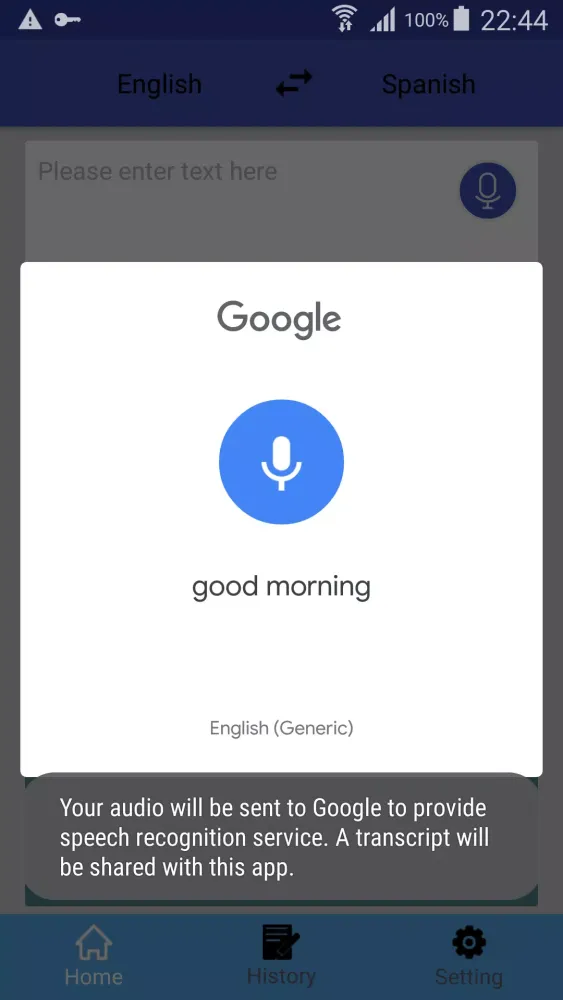 Zrzuty ekranu English Spanish Translator | S