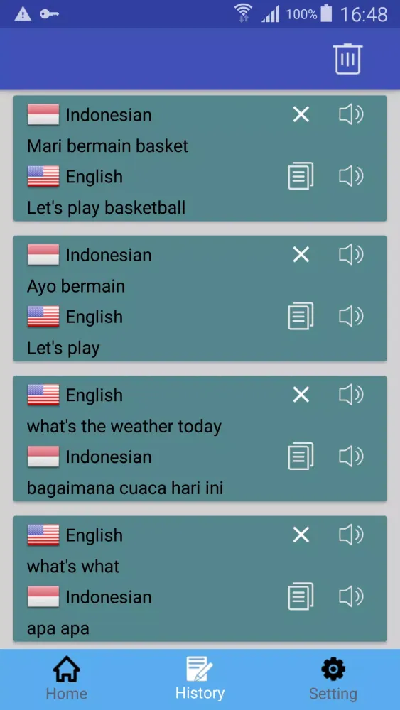 English IndonesianTranslator Screenshots