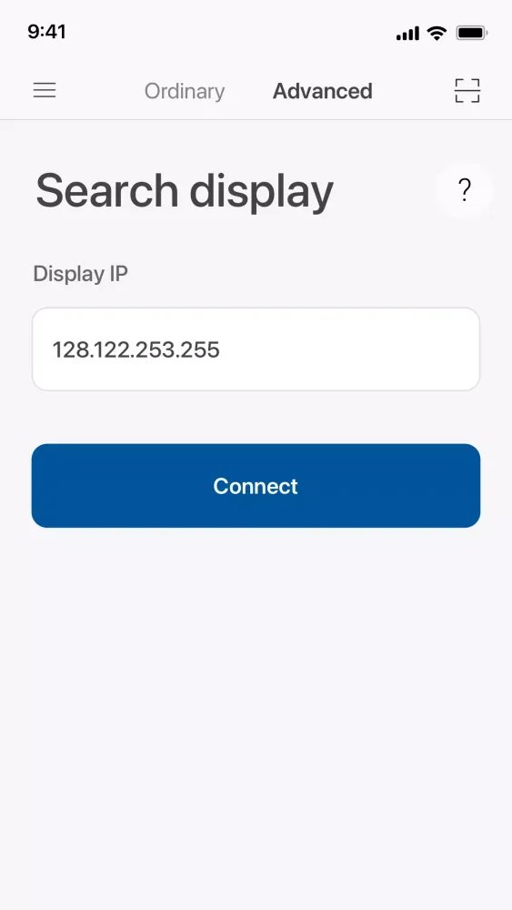 Ảnh chụp màn hình của DV+ Calibration