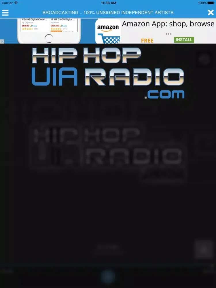 Hip Hop UIA Radio iPad 应用截图