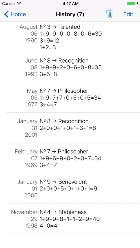 Life Path № - Life Path Number Calculator Screenshots