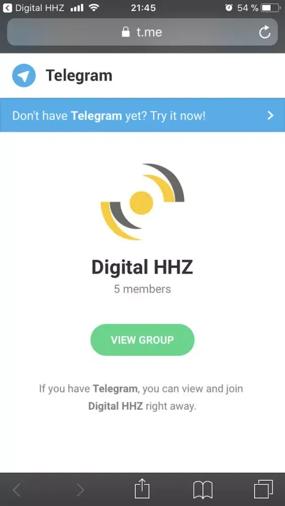 ภาพหน้าจอของ Digital HHZ