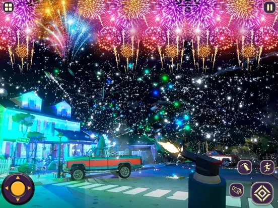 Tangkapan layar Fireworks Arcade Simulator 3D iPad 