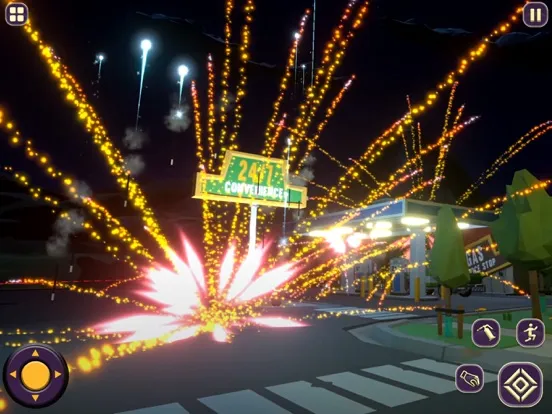 Tangkapan layar Fireworks Arcade Simulator 3D iPad 