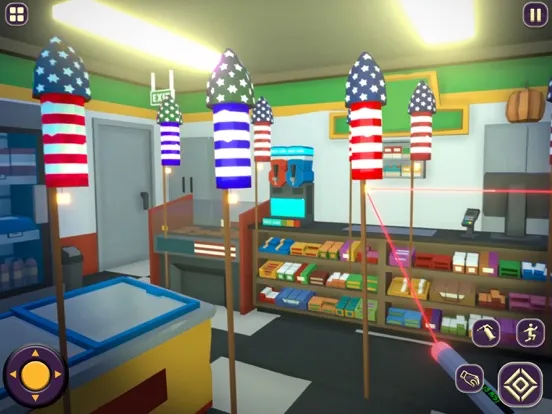 Tangkapan layar Fireworks Arcade Simulator 3D iPad 