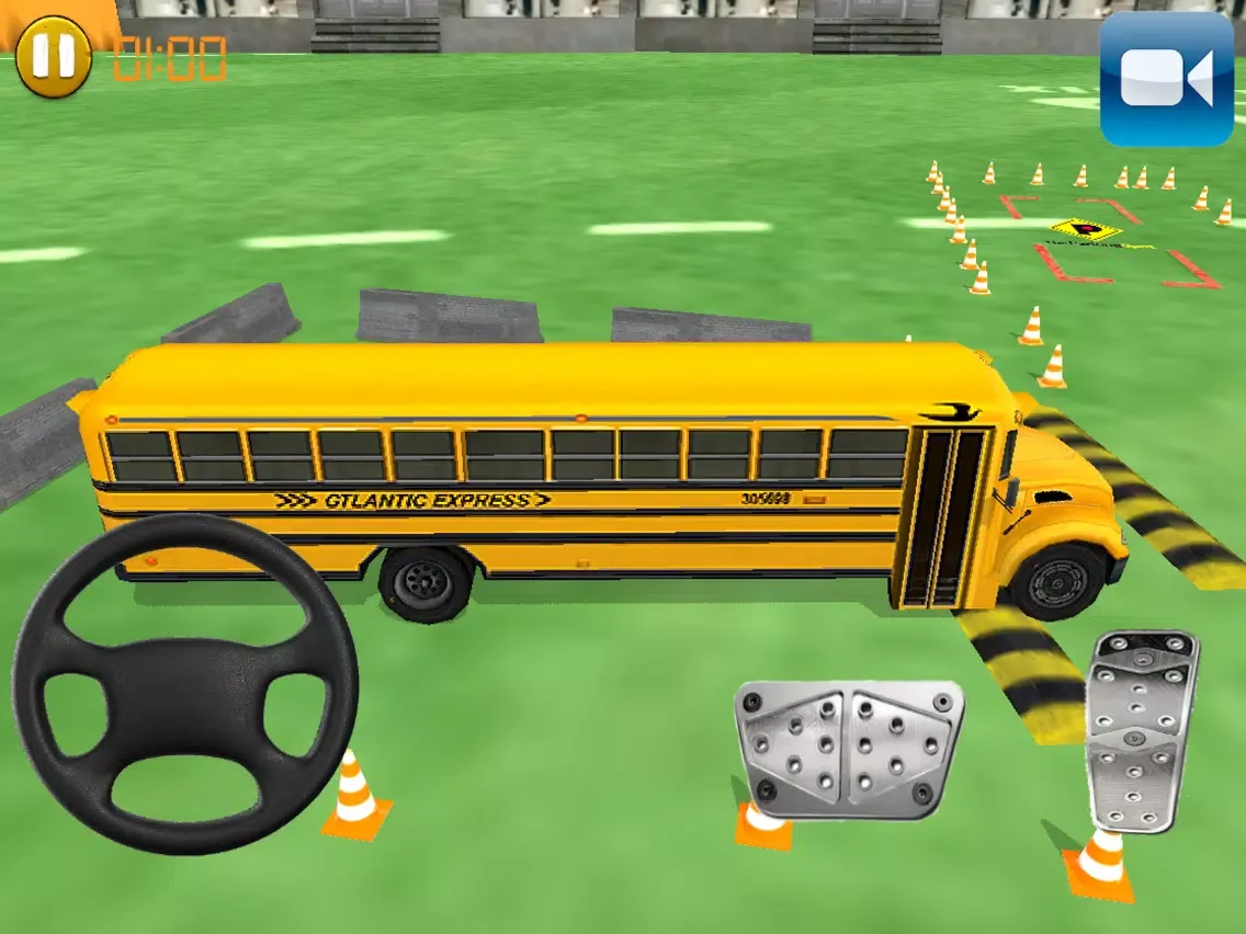 Capturas de pantalla de Police Squad Bus Parking Sim iPad 