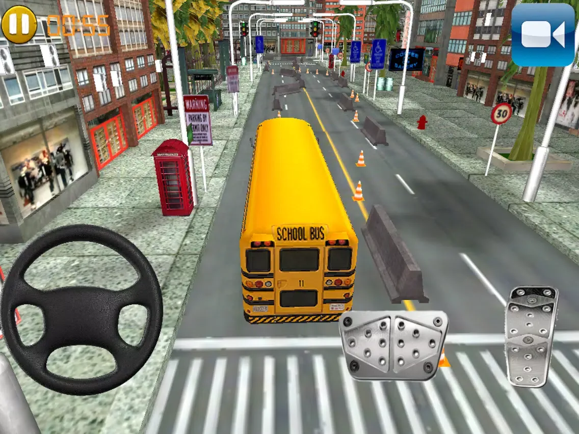 Capturas de pantalla de Police Squad Bus Parking Sim iPad 
