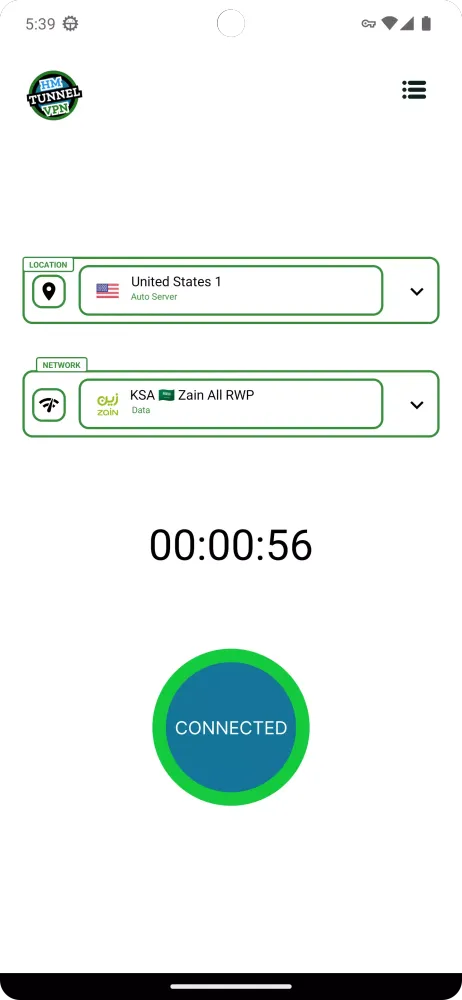 Capturas de tela do HM Tunnel Vpn - Super Fast