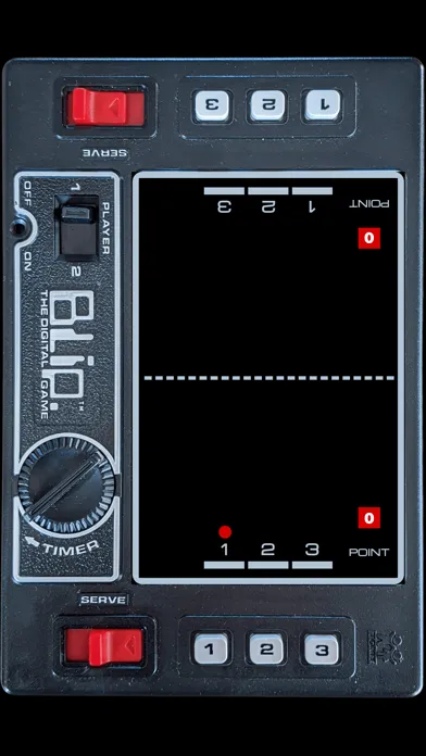 ภาพหน้าจอของ Blip. THE DIGITAL GAME
