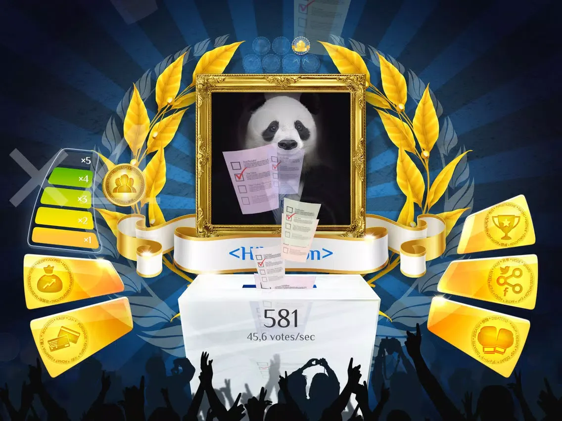 Tangkapan layar President of the World - idle & clicker game with online mode iPad 