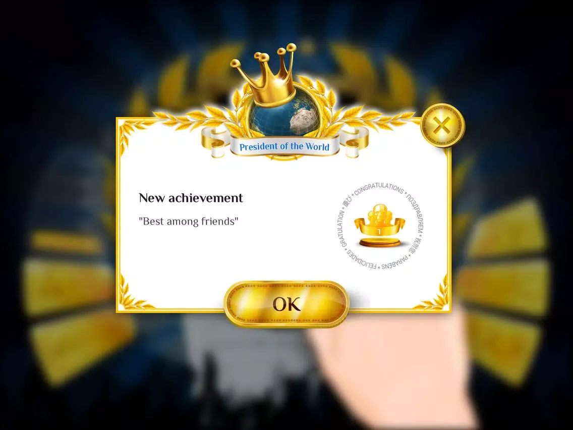 Tangkapan layar President of the World - idle & clicker game with online mode iPad 