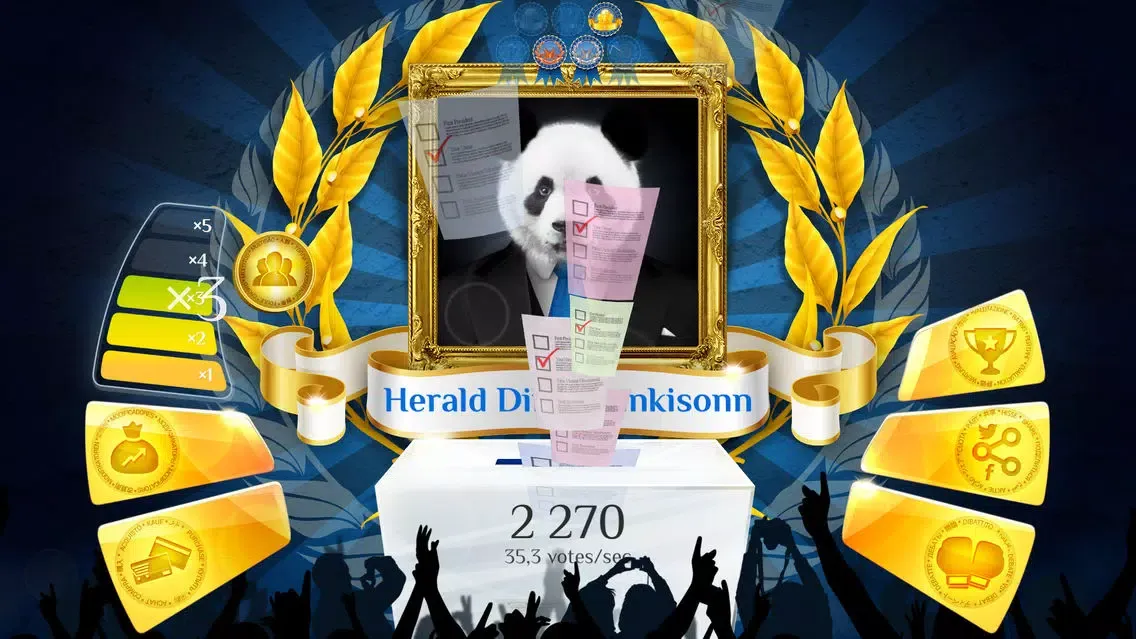 Tangkapan layar President of the World - idle & clicker game with online mode