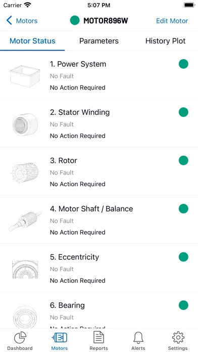 Tangkapan layar Hiberi Predictive Motors
