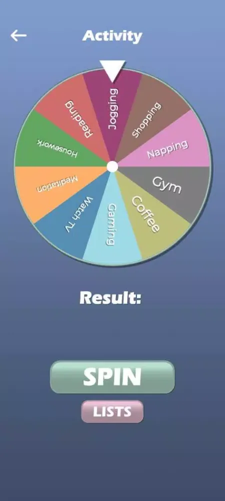 Tangkapan skrin Spin the Wheel Random Picker
