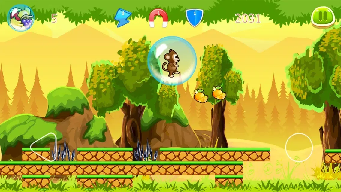 Captures d'écran de Super Monkey Run Jump