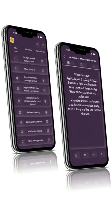 Capturas de pantalla de Hisnul Muslim - حصن المسلم