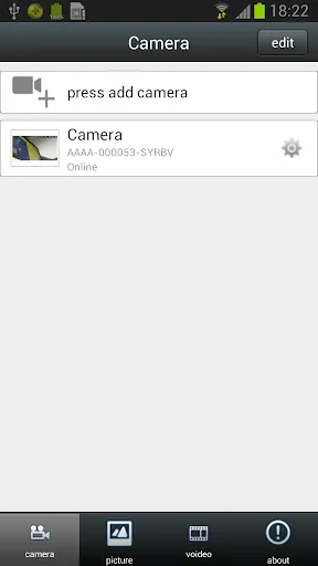ภาพหน้าจอของ CamHi