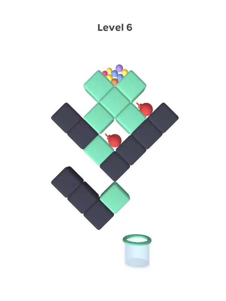 Capturas de pantalla de Puzzle Ball Drop 3D iPad 