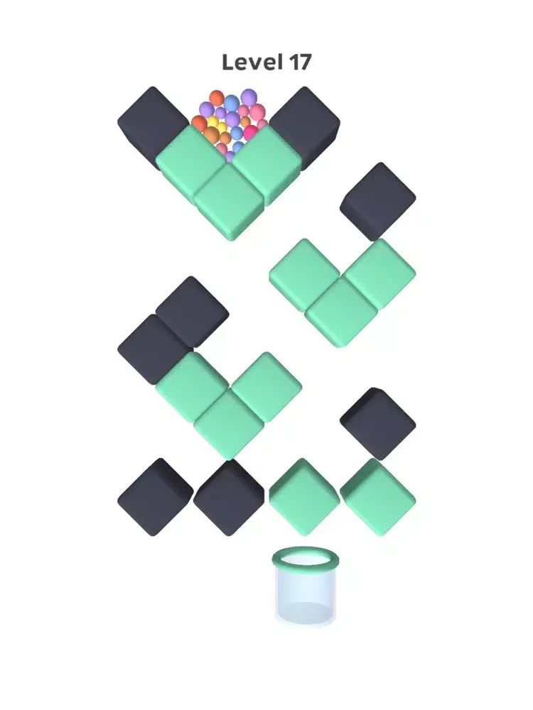Capturas de pantalla de Puzzle Ball Drop 3D iPad 