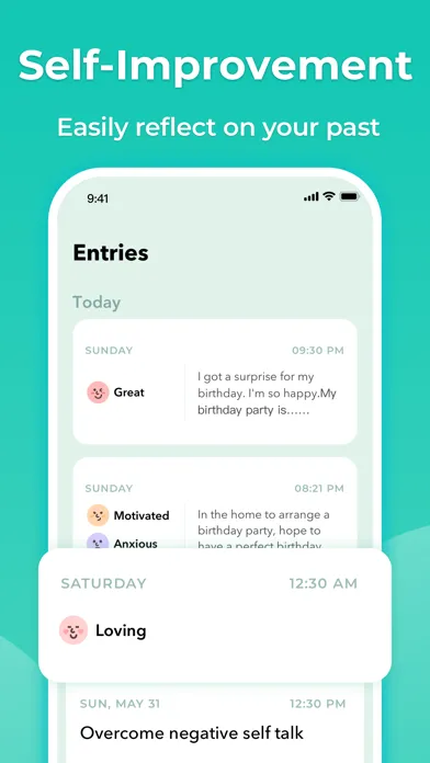 Tangkapan layar Mintal Journey:Self Care Diary