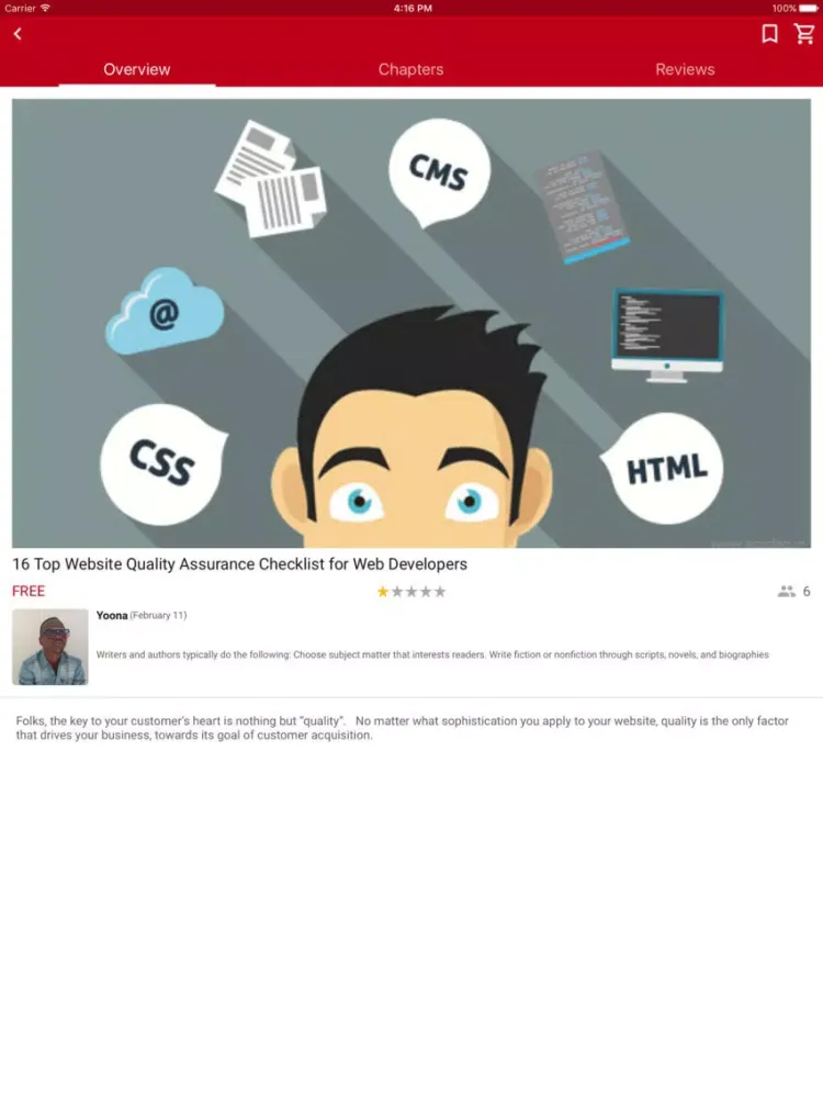 Capturas de pantalla de HiCom Epublish iPad 