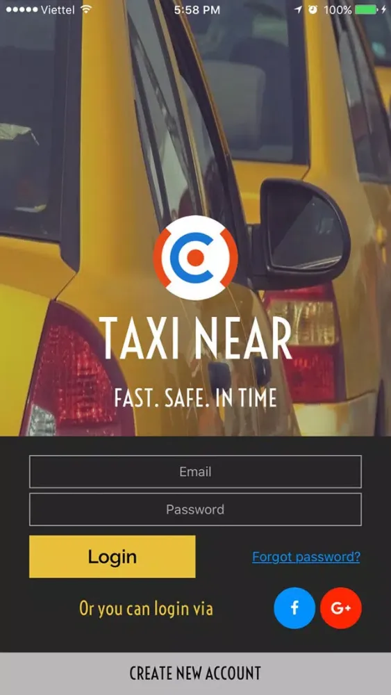 Tangkapan layar HiCom Taxi