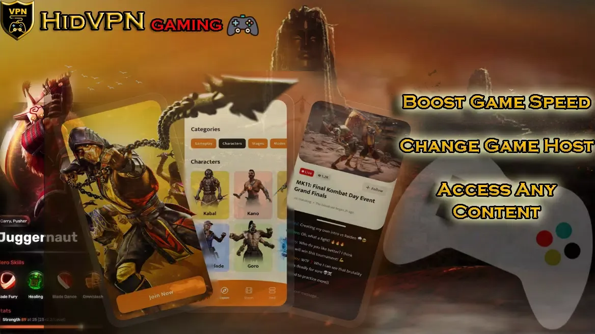 HidVPN | Gaming Unblock VPN Screenshots