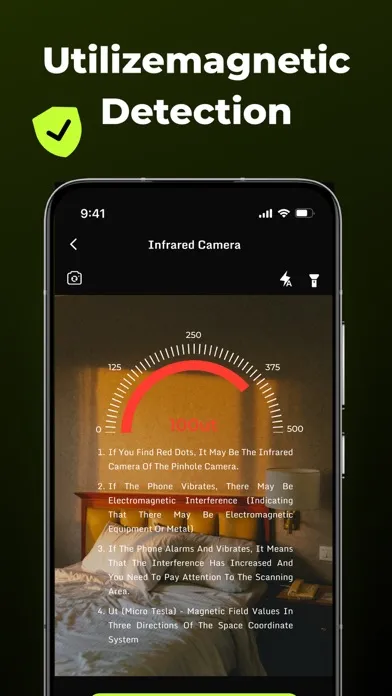Capturas de pantalla de Hidden Camera Detector Scanner