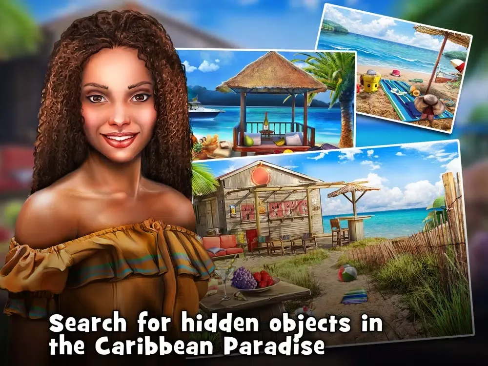 Hidden Objects Caribbean Paradise iPad 應用截圖
