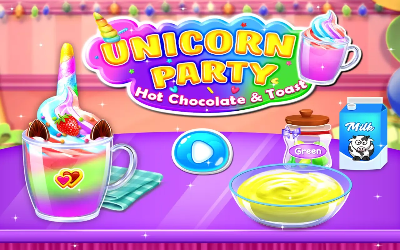 Unicorn Chocolate Toast Party应用截图
