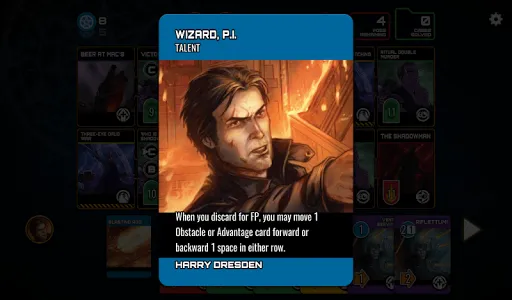 Dresden Files Co-op Card Game Screenshots