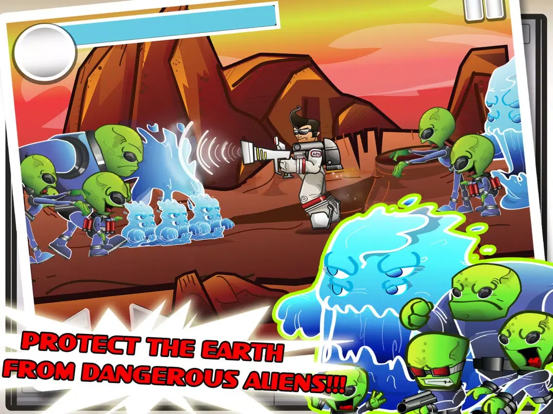 تصاویر Action Adventure Hero vs Alien Space Shooter Free War Games iPad 