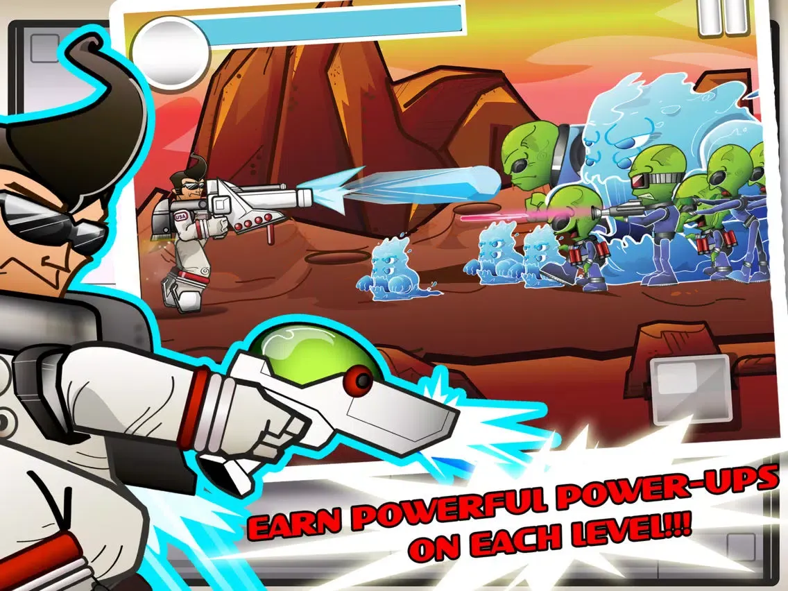 تصاویر Action Adventure Hero vs Alien Space Shooter Free War Games iPad 