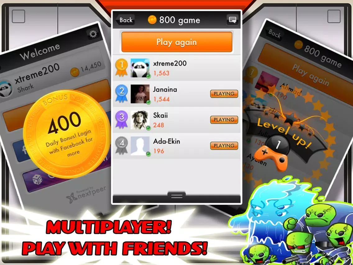 تصاویر Action Adventure Hero vs Alien Space Shooter Free War Games iPad 