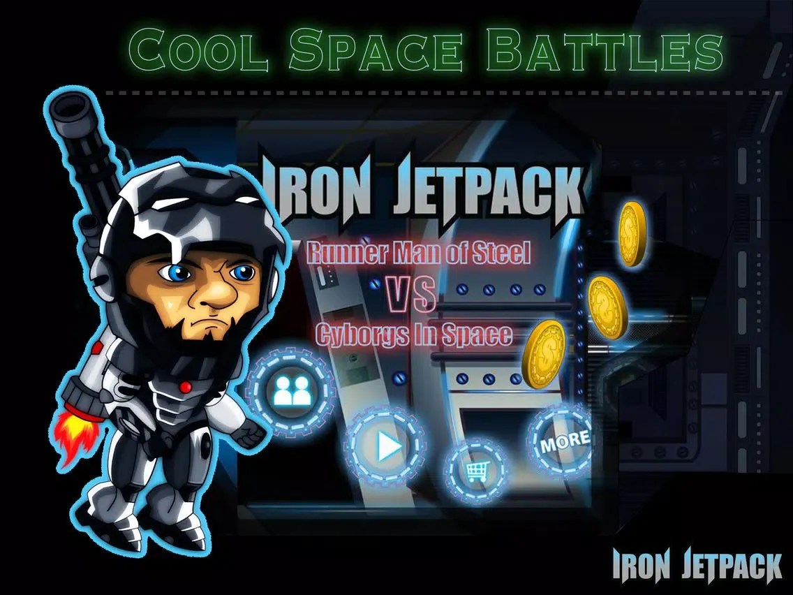 Flappy Iron Jetpack Bird Man VS Cyborgs Of Steel Free iPad  Screenshots