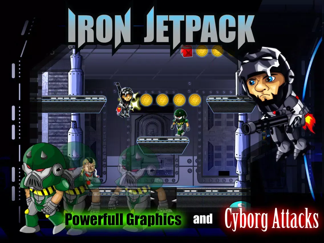 Flappy Iron Jetpack Bird Man VS Cyborgs Of Steel Free iPad  Screenshots